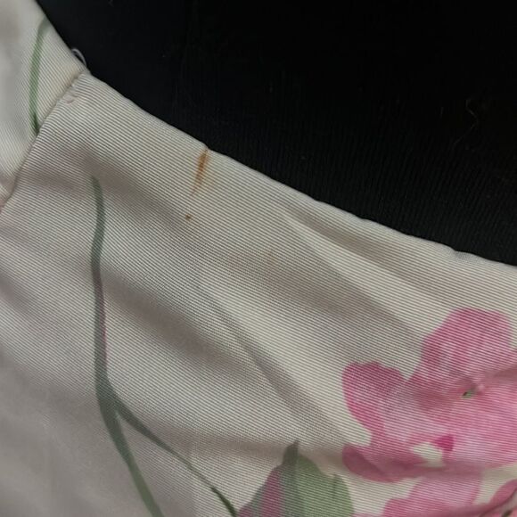 NWT Sherri Hill Pink Ivory Floral Skirt - Picture 6 of 7